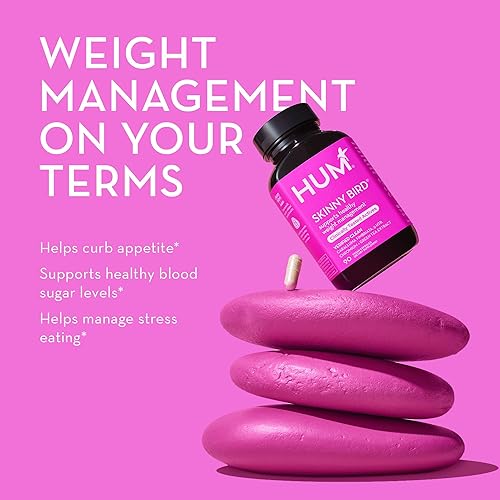 Miniatura 3 de HUM Skinny Bird - Extracto de té verde para mujeres con 5HTP, cromo, Caralluma Fimbriata, sin gluten y vegano, cápsulas de extracto de té verde para