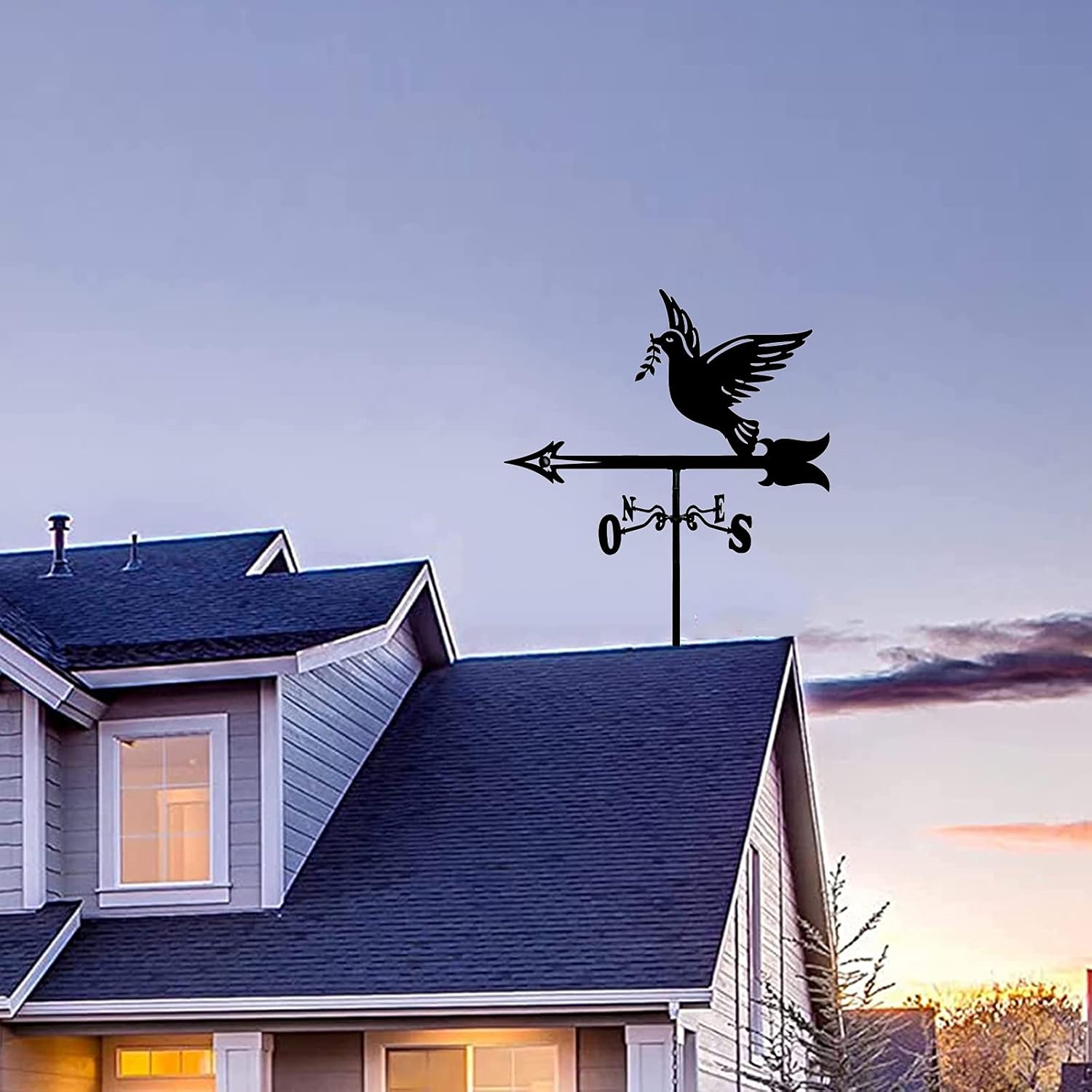 ドルフィンウェザーベーン ステンレススチールウェザーベーン置物 実用的な風向インジケーター 屋外屋根パドック装飾ウェザーベーン 金属製風見鶏  サイクリスト 飛行機 オーナメント 風見鶏 庭 風向表示 防錆コーティング ガーデン ファーム 装飾用 金属製風見鶏 ガーデン ... Weathervane ヴィンテージスタイル ステンレス 実用的なウェザーベーン 風向計 屋外用 庭 屋根 パドック 装飾 風向計