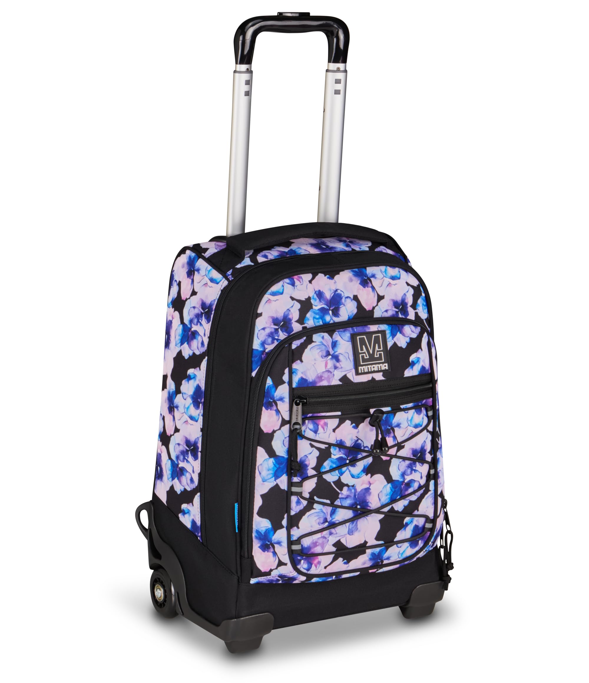 Mitama Zaino Bambini Trolley #BDBF Mitama FloralBeat, Spallacci a scomparsa, Ragazzi e Ragazze, Tasca con Portapenne, Multiuso, Bagaglio a mano, viola