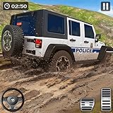 Powerful 4x4 SUV Vehicles Offroad Police Jeep Driving Car Chasing Game - 4x4 SUV Truck Simulator Games
