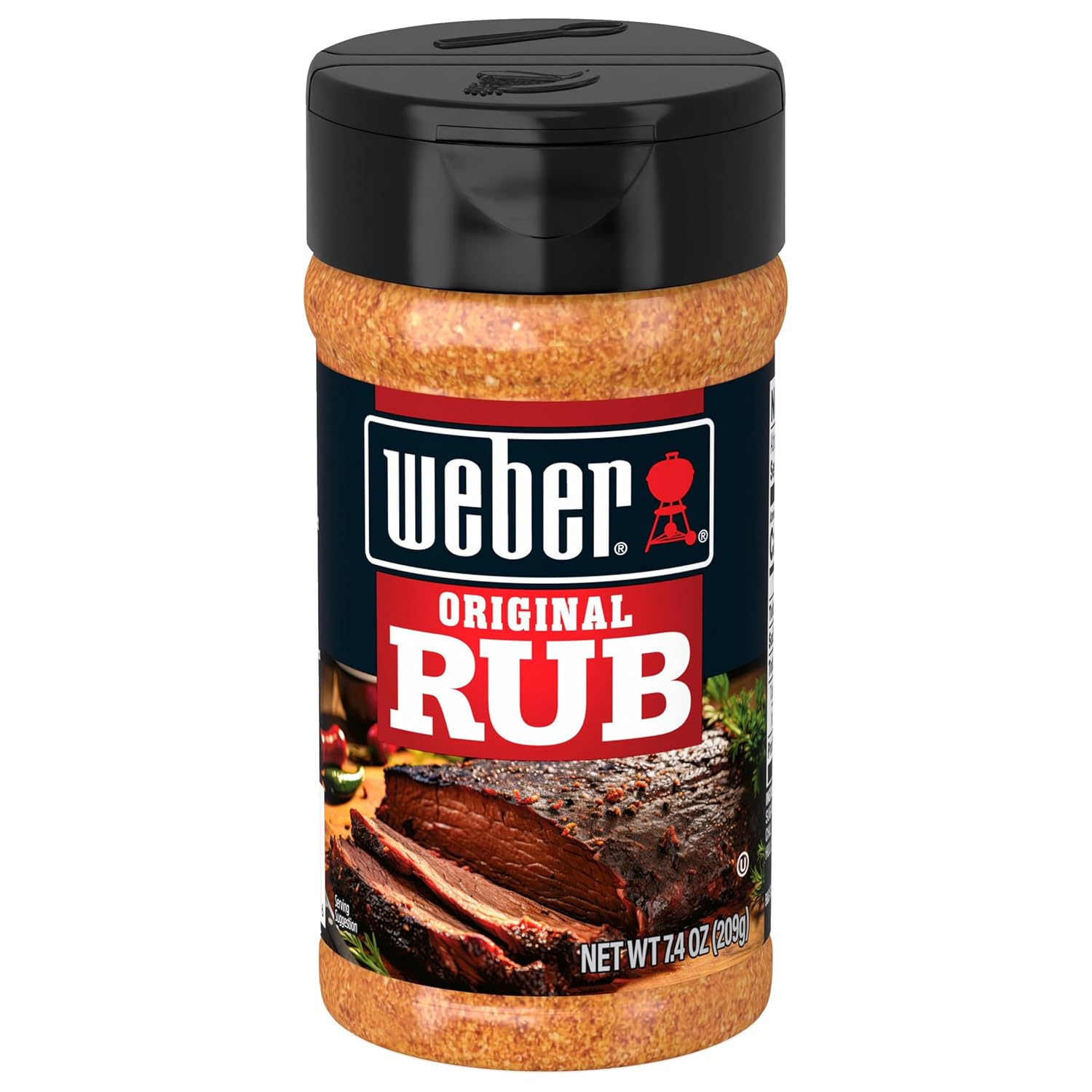 Weber Original Rub, 7.4 Ounce Shaker