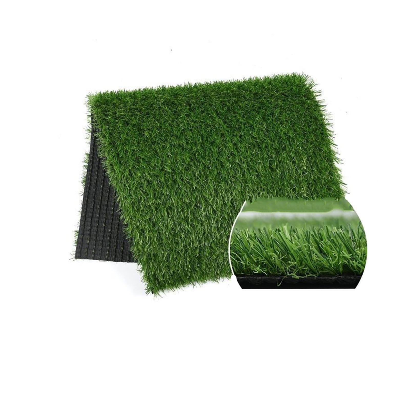 Erba Artificiale realistica - Tappeto di Prato Sintetico per Giardino, Area Cani, Patio e Paesaggio 1,5 x 11 m con Sistema di drenaggio - Resistente ai Raggi UV, Facile da installare