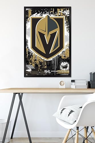 Miniatura 6 de Trends International NHL Vegas Golden Knights - Póster de pared con logotipo Maximalist 23