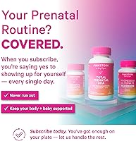 Vista 4 de Pink Stork Vitaminas prenatales totales para mujeres DHA, folato, hierro, colina y vitamina B12 Nutrición preconceptiva Prenatales