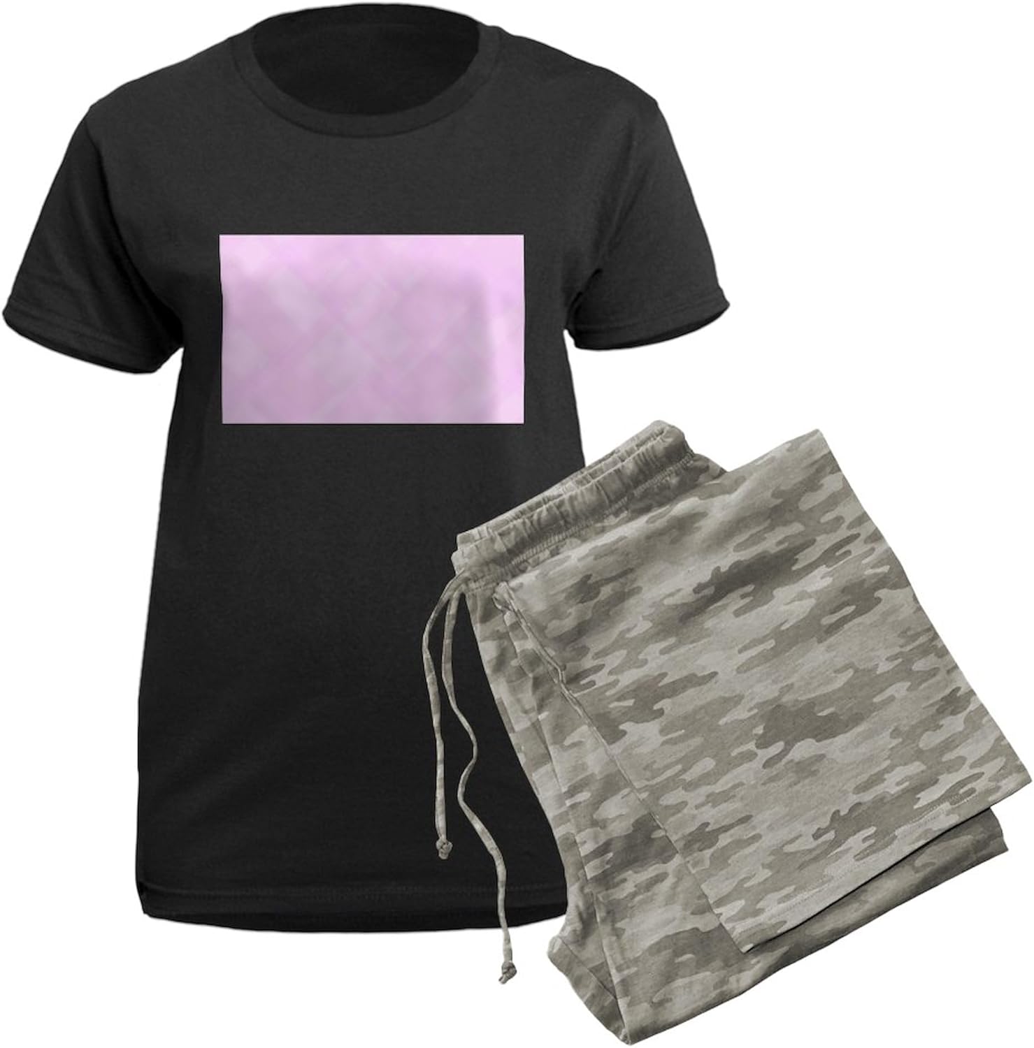 CafePress Abstract Pink Background Pajamas Womens Novelty PJ Sleepwear