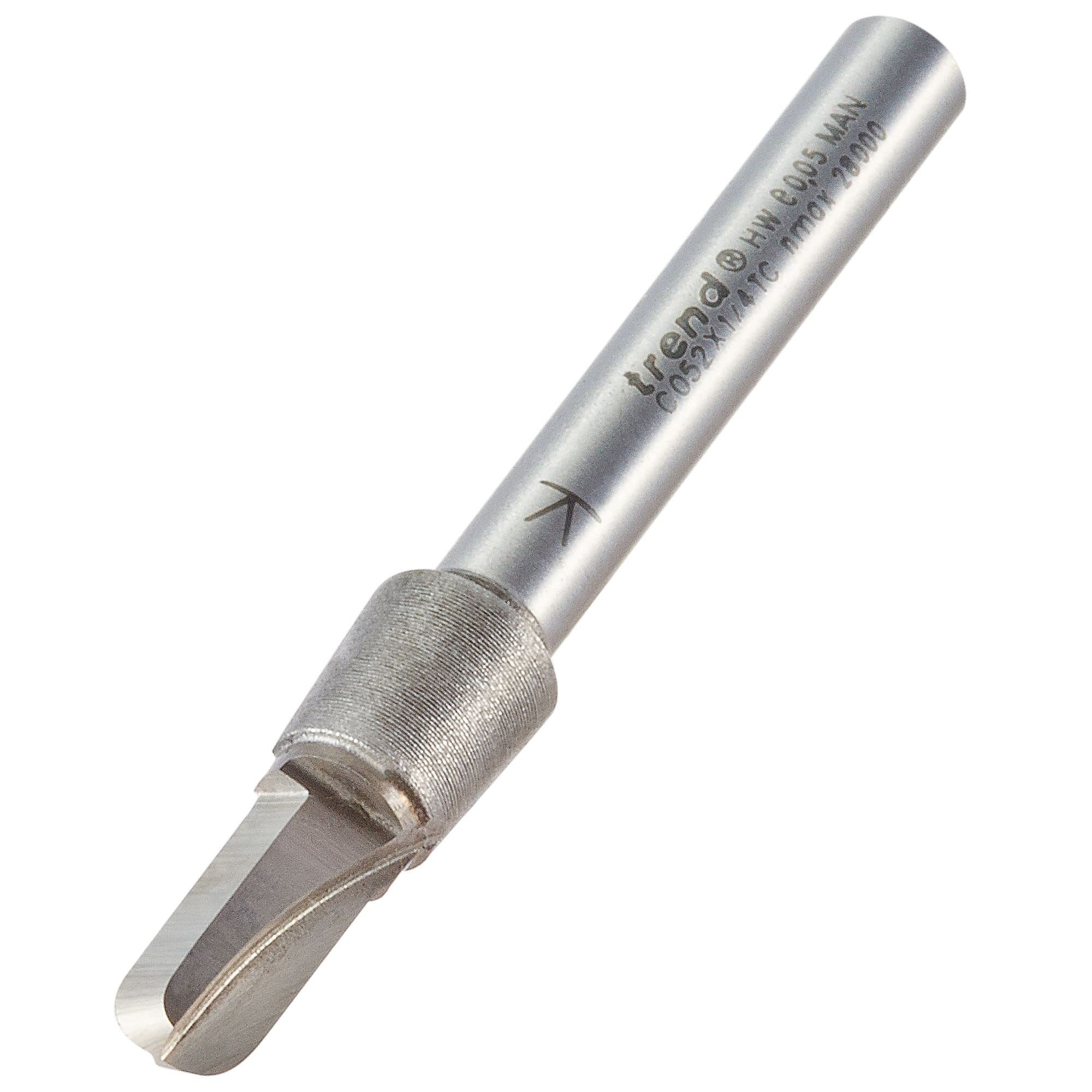 Trend CraftPro Cavetto Router Cutter, 1/4 Inch Shank, 3.2mm Radius and 6.3mm Cut Diameter, Tungsten Carbide Tipped, C052X1/4TC