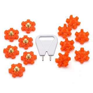 KNK Cricket Shoe Soft Spikes 10 Piece TPU Studs with Spanner
