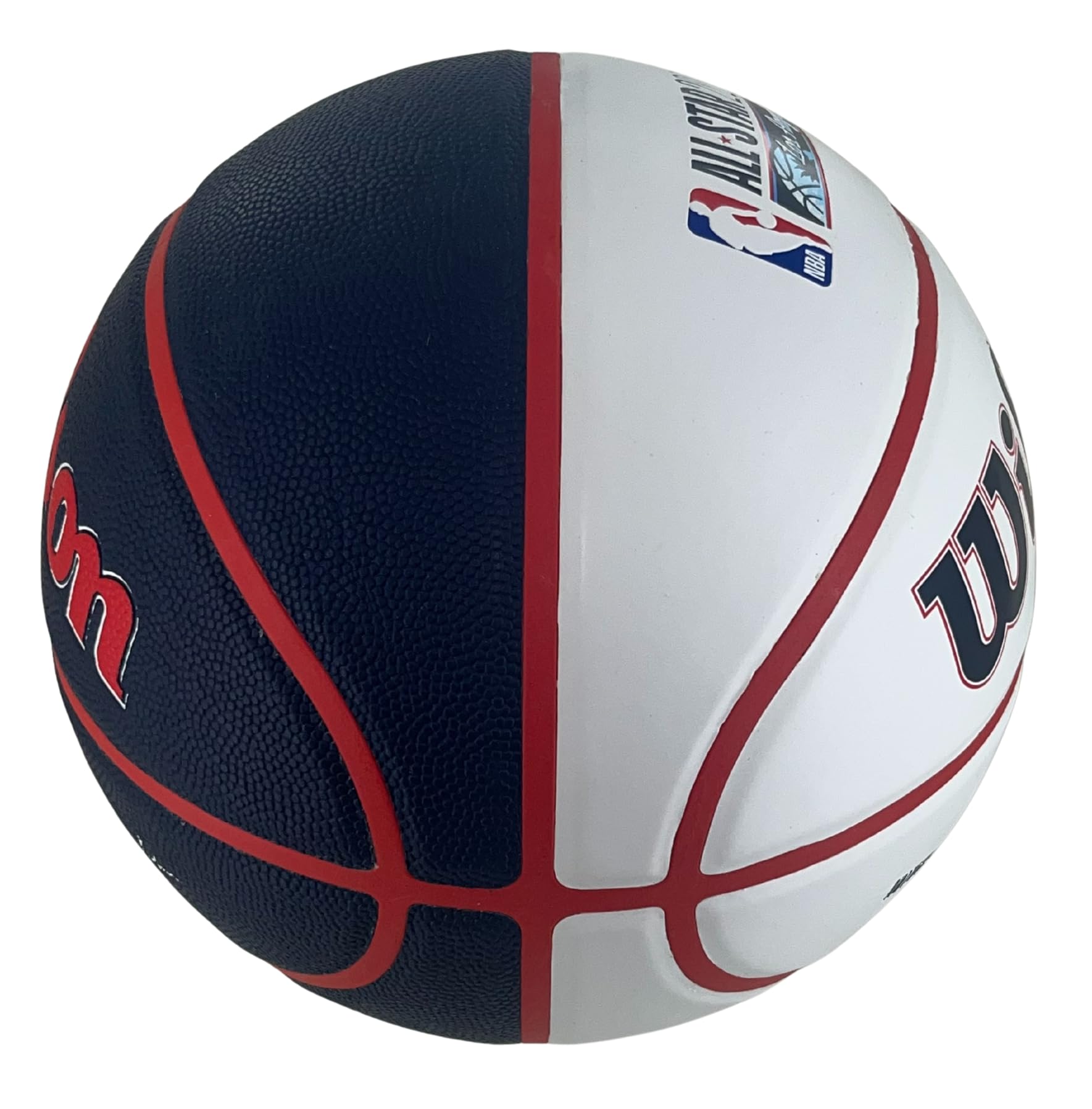 WILSON Pallone da basket NBA All-Star Game 2026 Pannello bianco autografo – Los Angeles