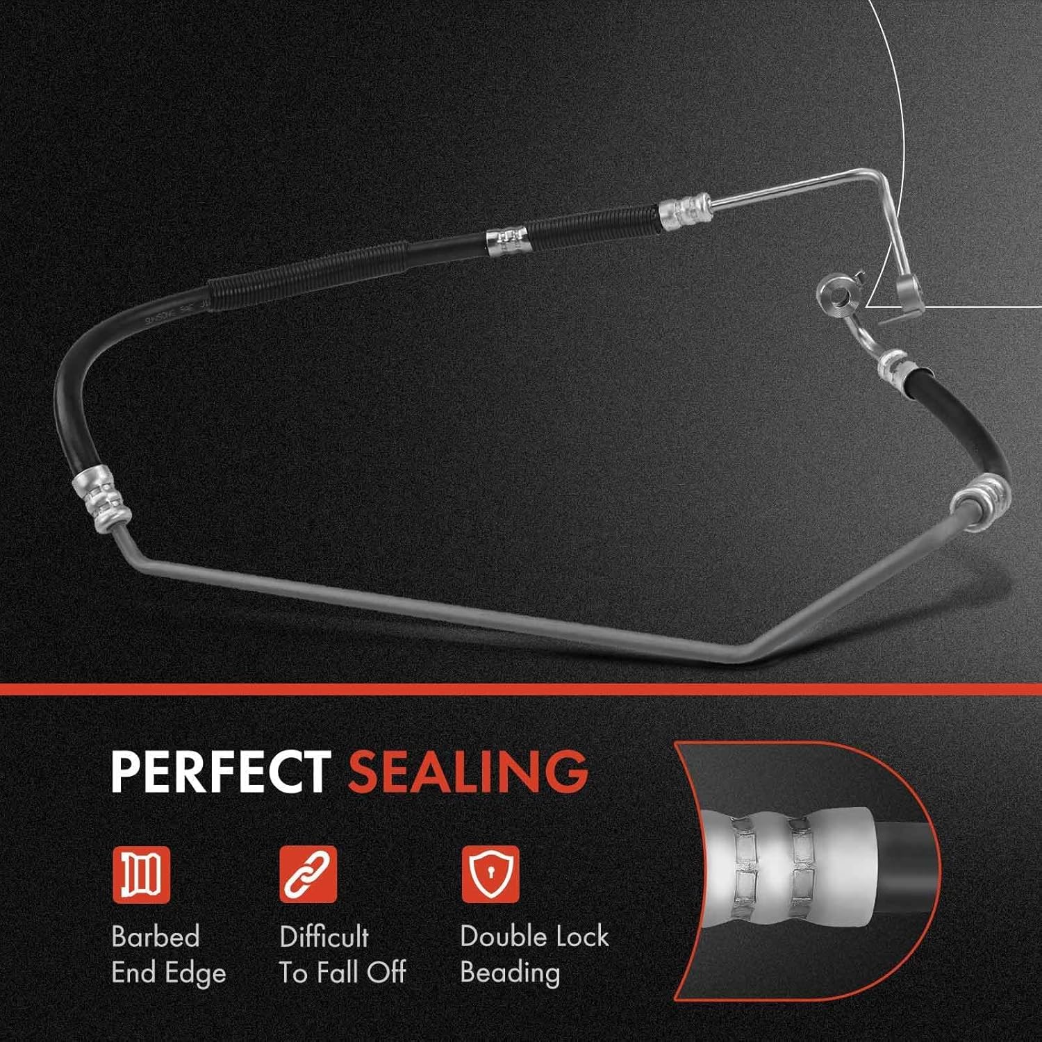 A-Premium Power Steering Pressure Hose Line Assembly Compatible with Mazda 6 2003 2004 2005 L4 2.3L FWD