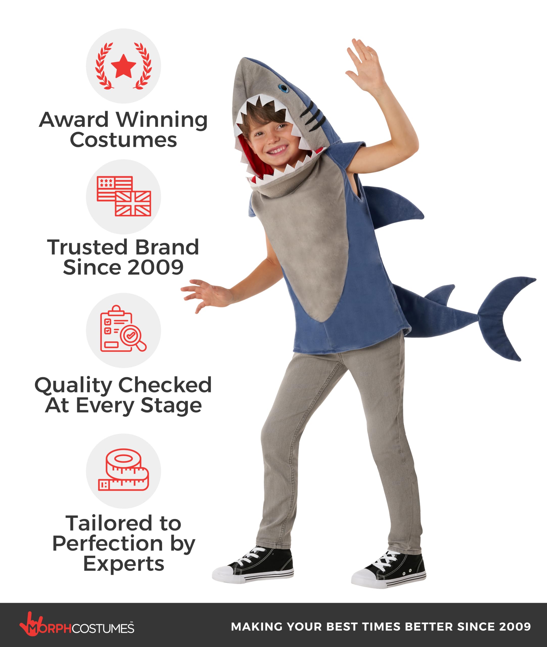 Morph Costume Squalo Bambino, Costume Da Squalo Bambino Baby, Vestito Squalo Bambino Shark, Vestito Da Squalo Bambino, Costume Carnevale Squalo Bambino, Vestito Carnevale Squalo Bambino Bambina