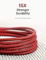 Vista 3 de AINOPE Cable de extensión USB, extensor USB, cable de extensión USB 3.0, cable macho a hembra, cable de alta transferencia de datos, compatible