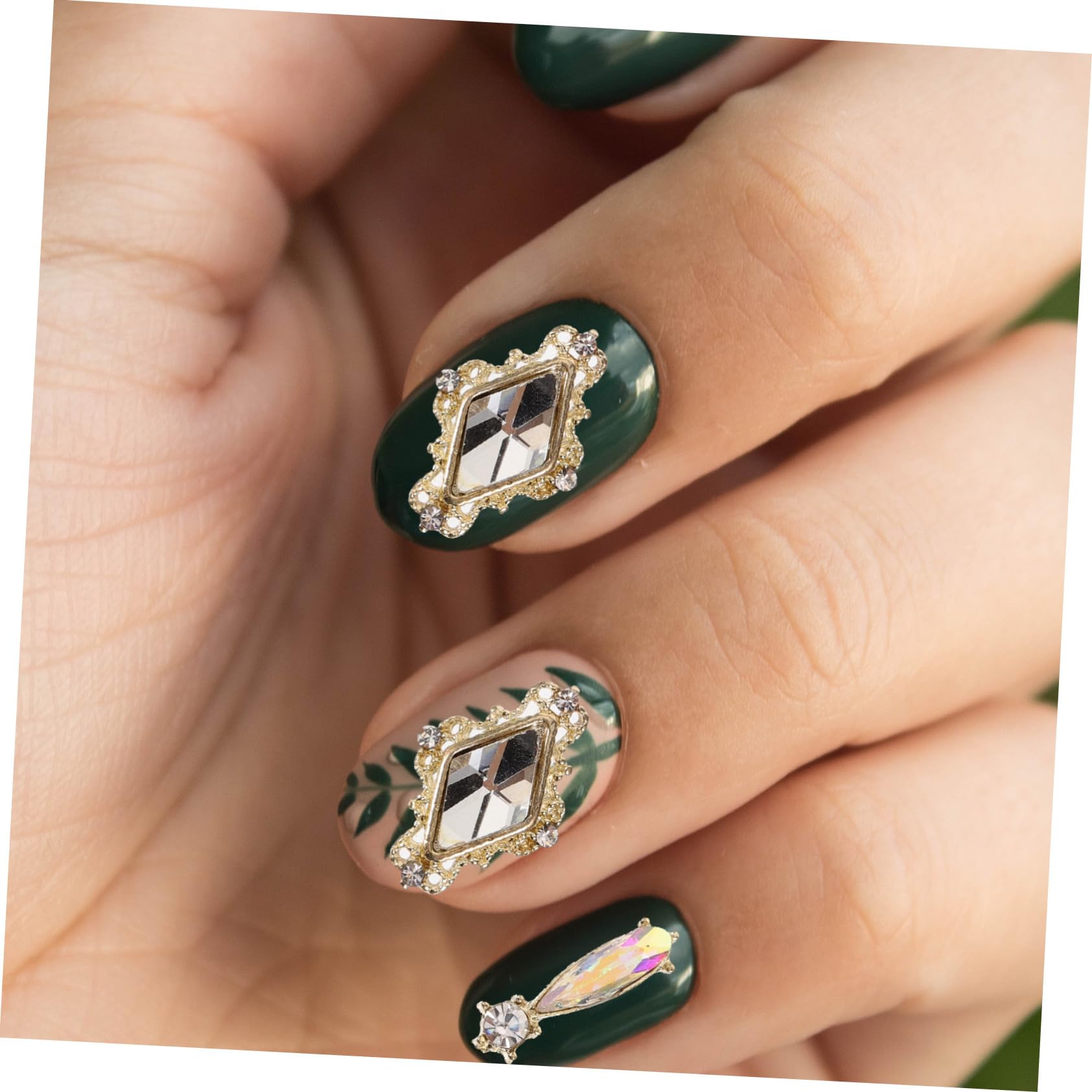 CALLARON 4 Set Unghie Kit per Nail Art Decorazioni per Manicure Adatte per Unghie Acriliche e Decorazioni