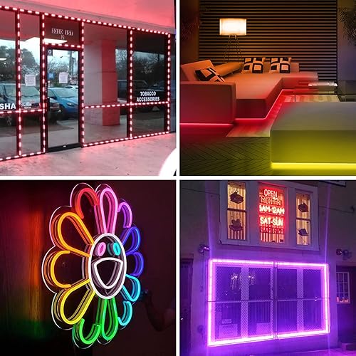 Miniatura 8 de Luces LED para escaparate, Bluetooth, control de aplicación, módulos LED para letreros de 120 pies, 240 unidades, 3 LED, 5050 SMD RGB, luces de tira