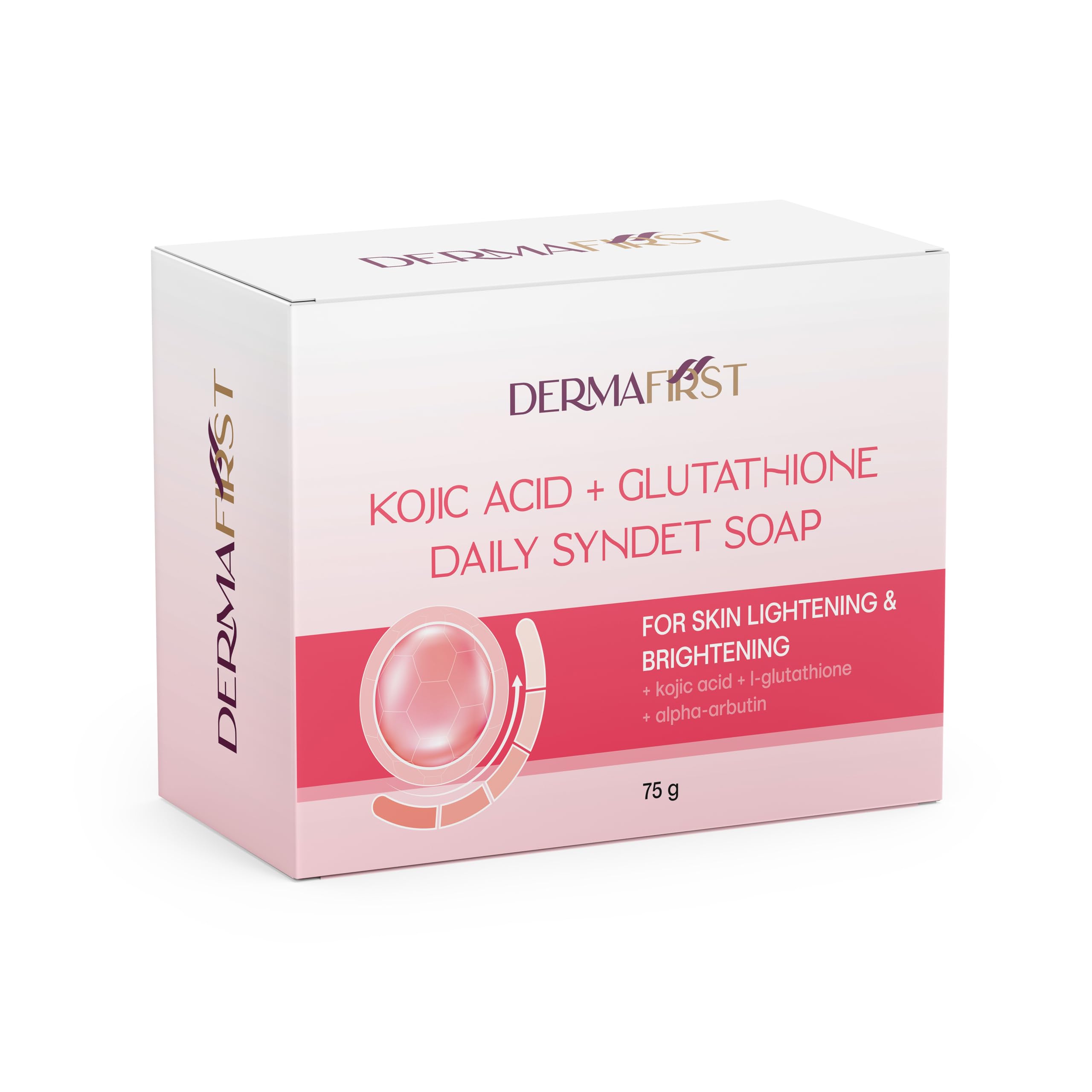 kojic acid glutathione daily syndet soap Buy DERMAFIRST Skin Lightening Soap, Kojic Acid & Glutathione, Anti Aging &  Sun Protection, Moisturizing Bath Soap for Men & Women, Remove Dark Spots &  Hyperpigmentation, Glowing Skin 75g, Pack 1 Online