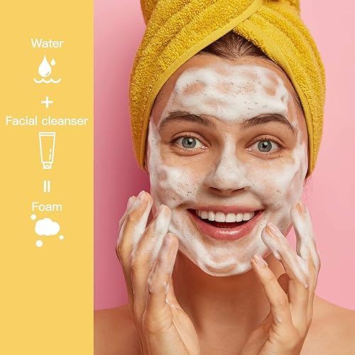 Miniatura 9 de Tekson 3 botellas de espuma de jabón (2 onzas), champú de pestañas espumoso de viaje vacío para limpiador, dispensador (verde)