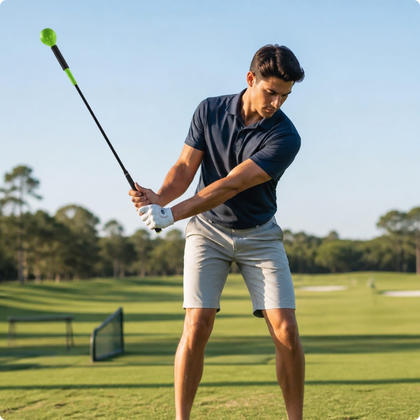 Bastone da Allenamento Avvio del | Zavorrato, Confortevole, Attrezzatura, per Riscaldamento, Golfisti, Principianti