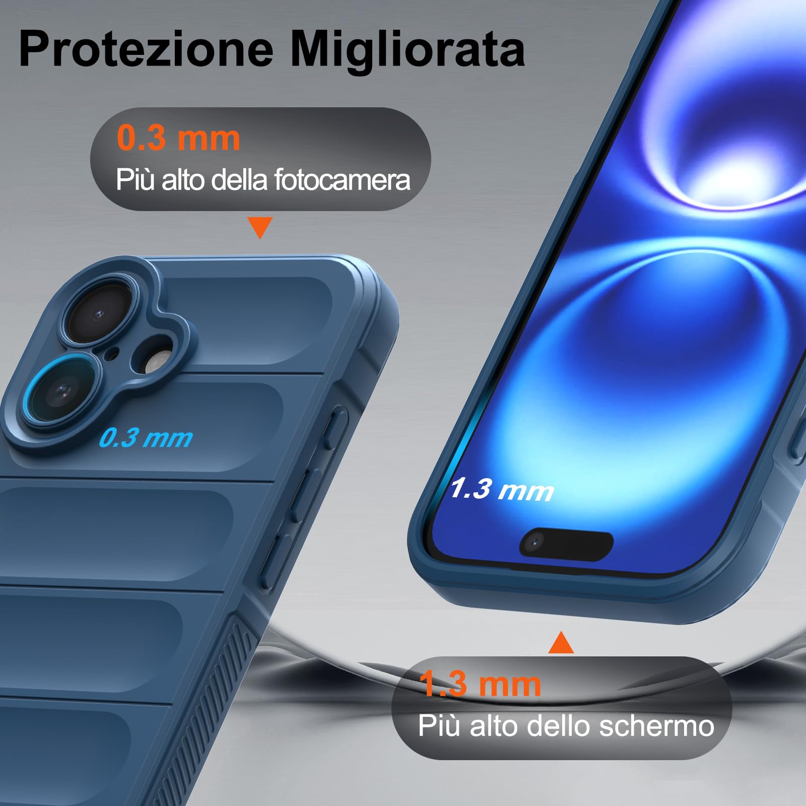 Fourmor Custodia In Fibra Di Carbonio Per IPhone 16e/SE4 – TPU Morbido Antishock, Anti-impronte E Super Leggera (23g)