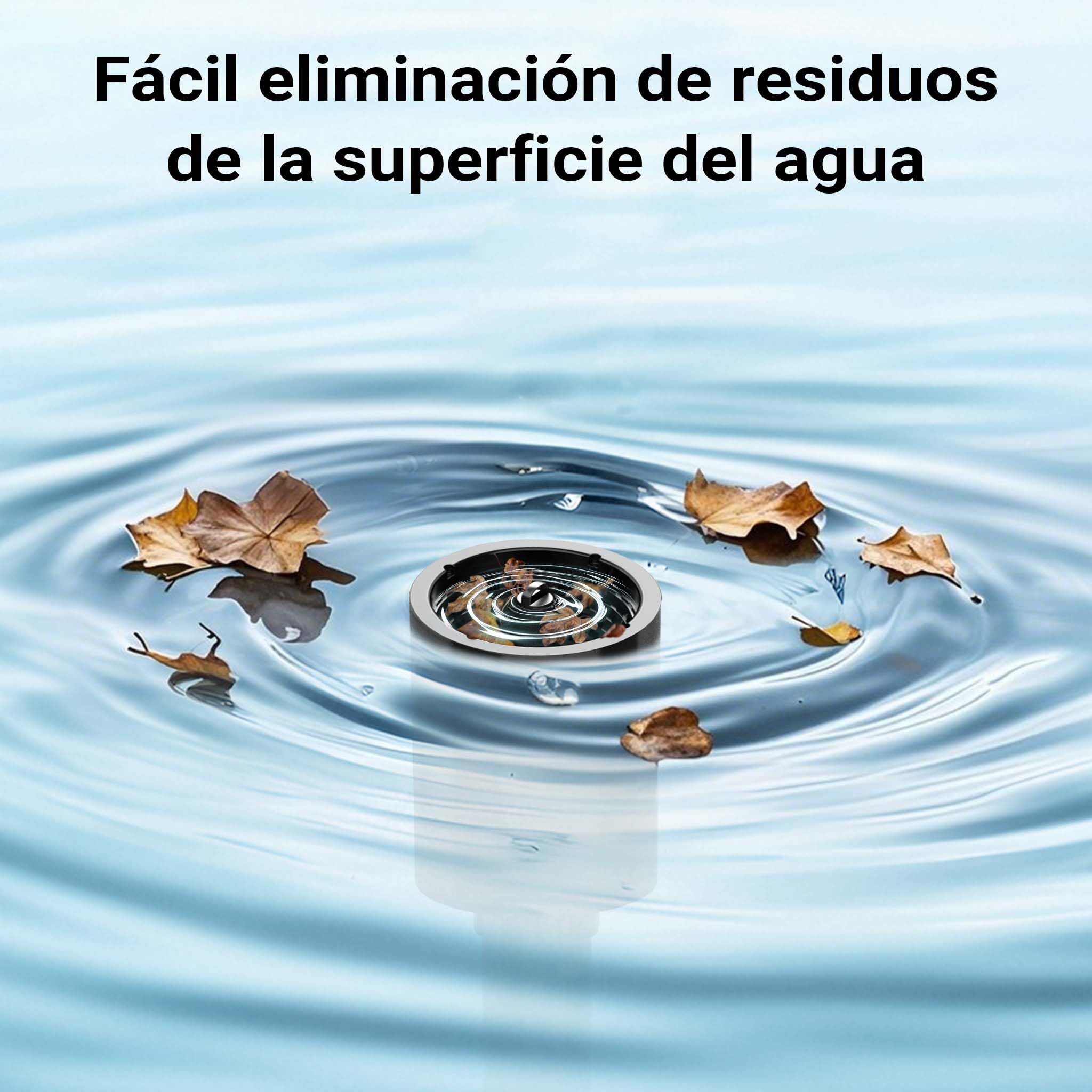 ‌SunSun Desnatador CSP-40 skimmer de pie espumador de uso flexible hasta 40 m² superficie de estanque