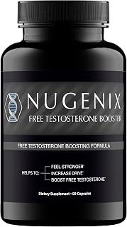 Nugenix Free Testosterone Booster Supplement for Men, 90 Count