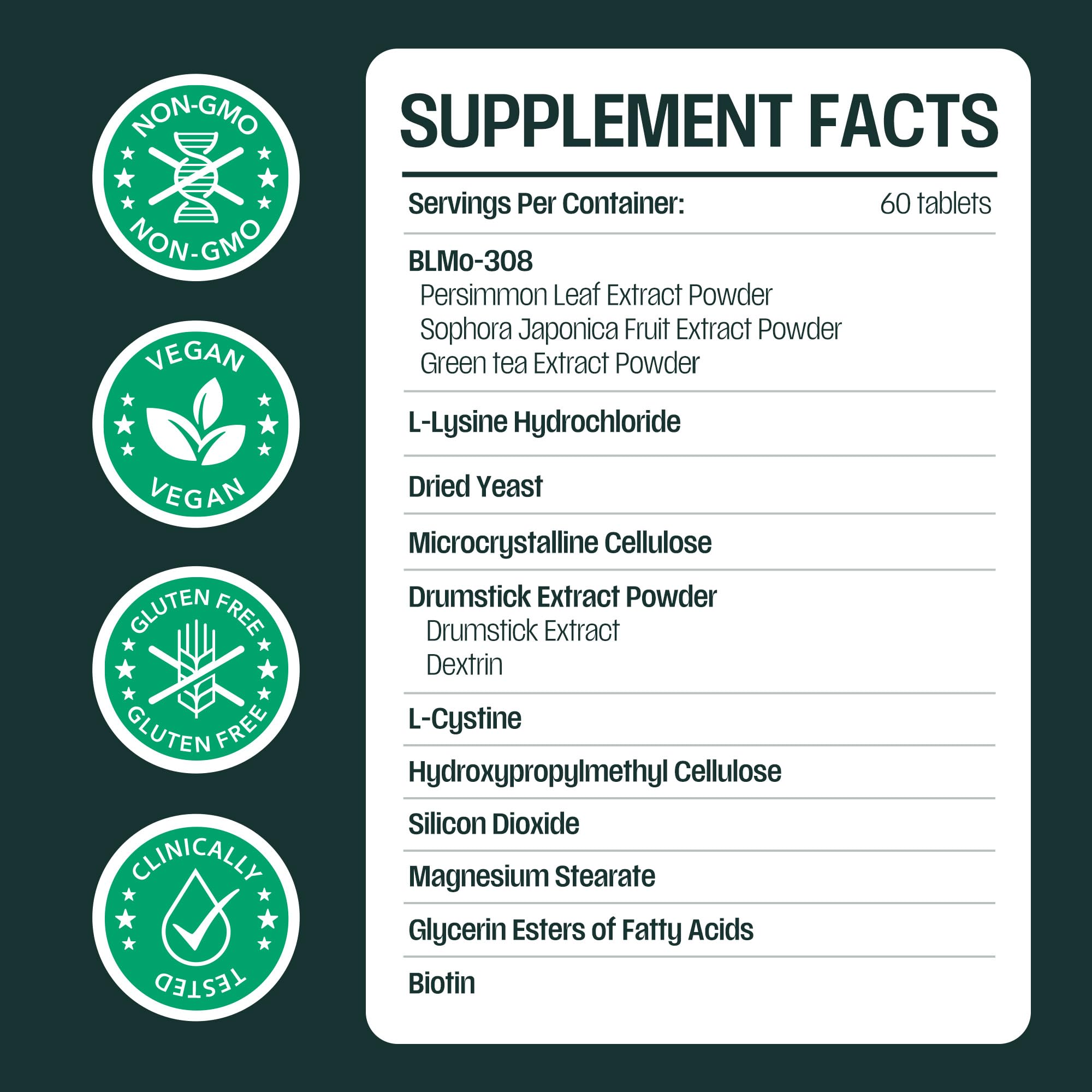 ScalpMune Hair Nourishing Supplement, Clinically Proven, Supports Hair Growth for Women and Men, Helps Maintain Scalp Balance for Fuller Looking Hair, 60 Count - 2 per Serving