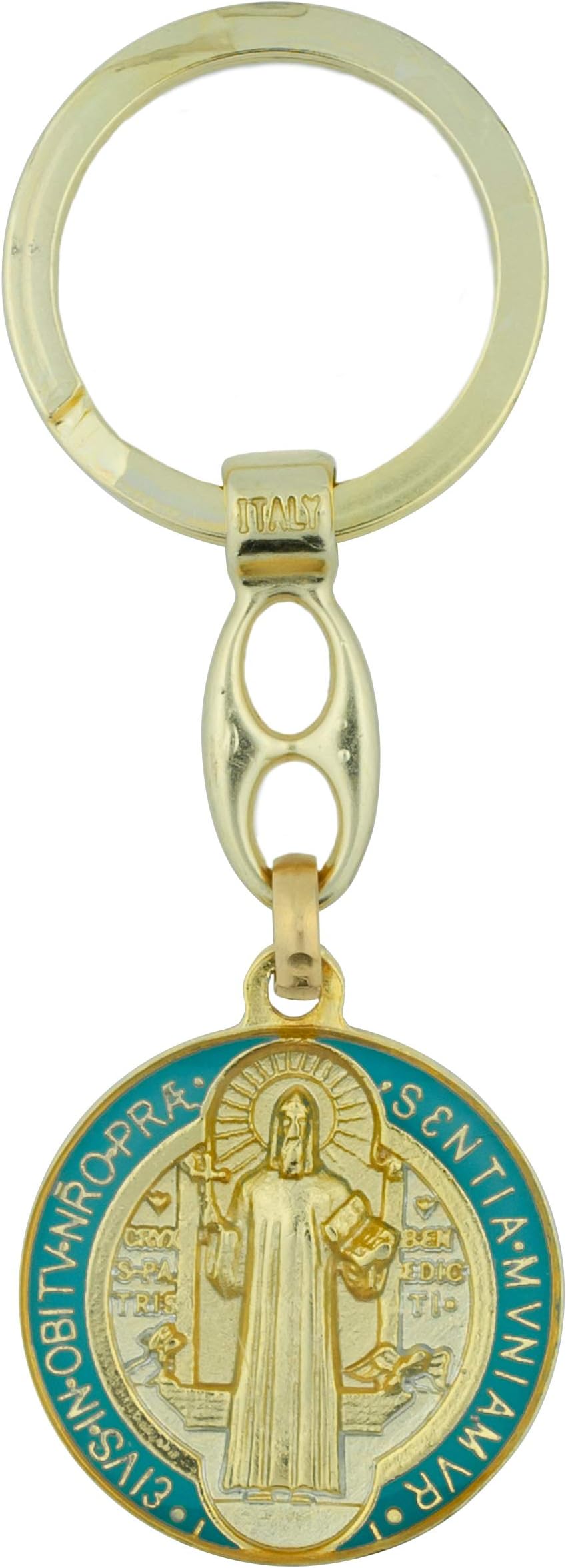 VILLAGE GIFT IMPORTERSVILLAGE GIFT IMPORTERS Saint Benedict Keychain | Five Beautiful Designs | Made in Italy