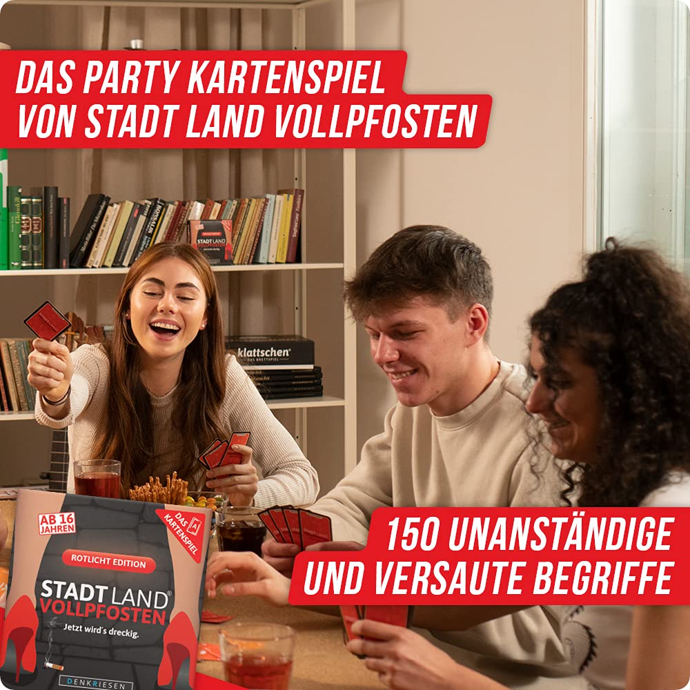 DENKRIESEN Party Pack 2 | SLV Rotlicht & Klattschen Brettspiel