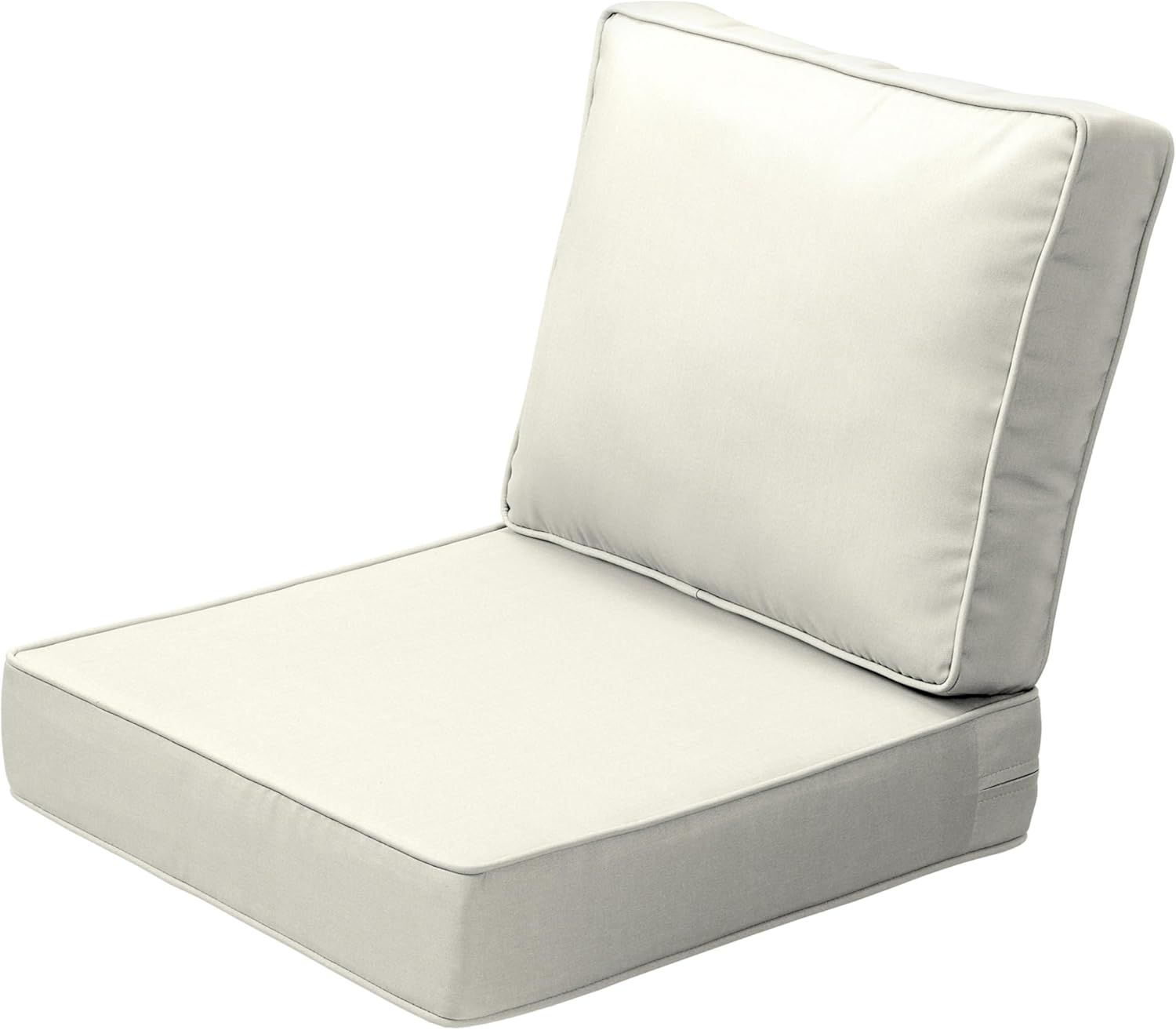 Arden Selections ProFoam Outdoor Deep Seat Cushion Cover 24 x 24, Sand Cream