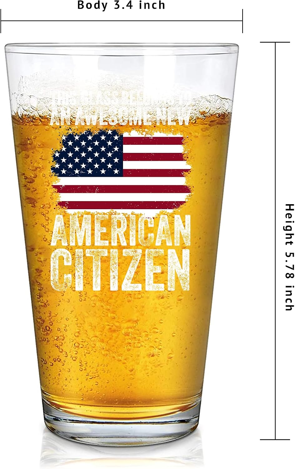 Panvola This Glass Belongs To An Awesome New American Beer Glass 16oz