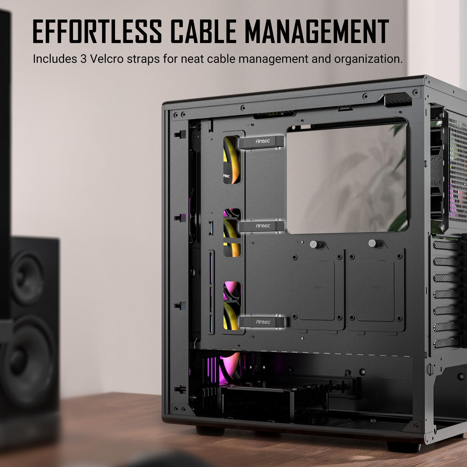 ANTEC Performance P6 Neo ARGB Boîtier PC ATX Tour midi, Noir
