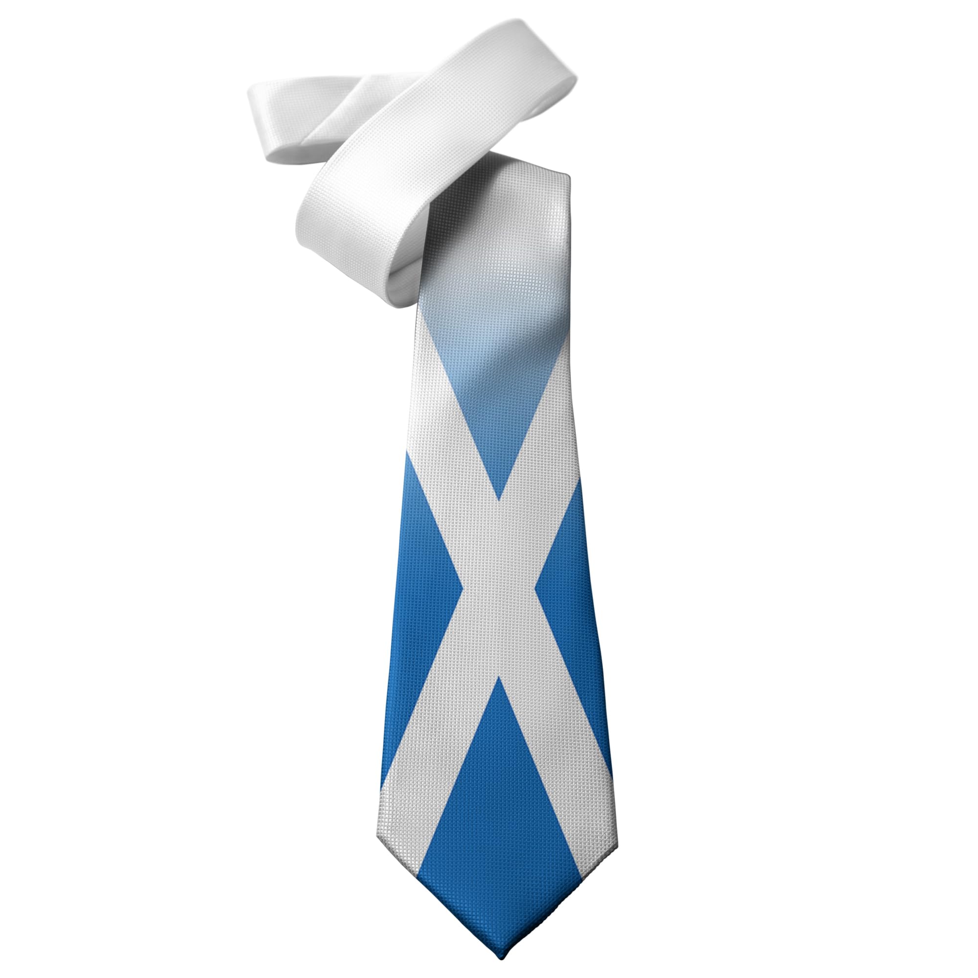 Shopquality4u Men's Flag Scotland Design Printed Neck Tie - Polyester - Great Gift - Half Tie Print
