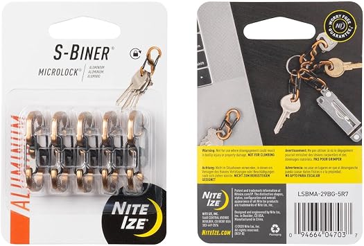 Nite Ize S-Biner MicroLock, Locking Key Holder