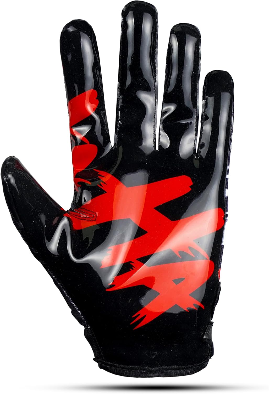 lupine Evil 2.0 Football Gloves Men's Elite Trendy Wide Receiver Gear Extra Sticky Grip for Game Day, Training, High School and College - Adult and Youth Sizes