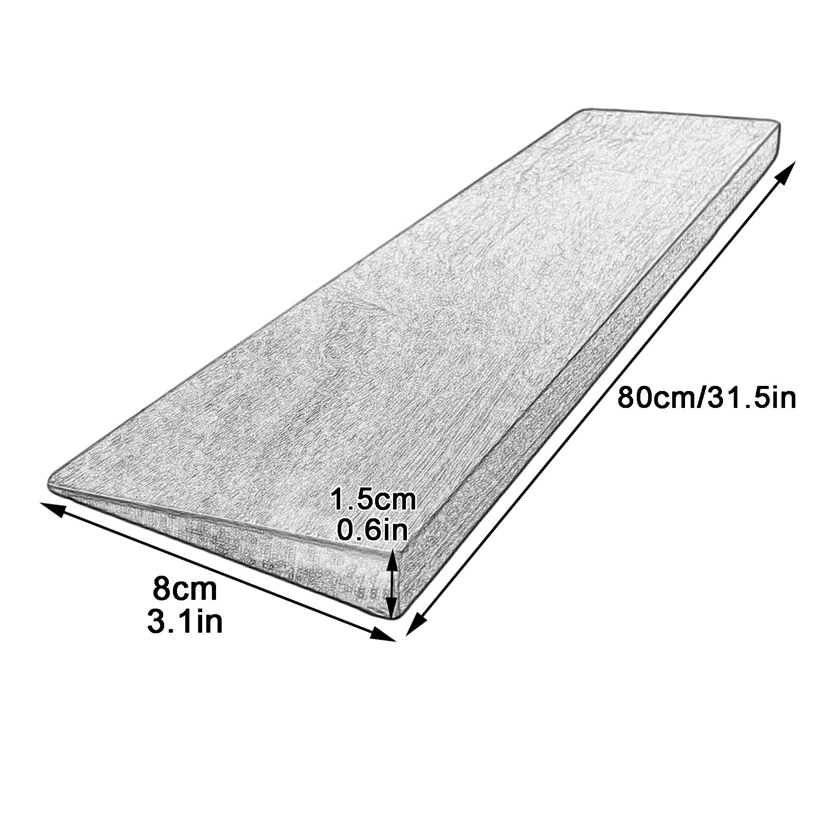 Rampa Puerta Madera Antideslizante 500kg, Puente Escalones Ligero Portátil para Silla Ruedas Cochecito Patio Garaje, Fácil Instalación Sin Montaje