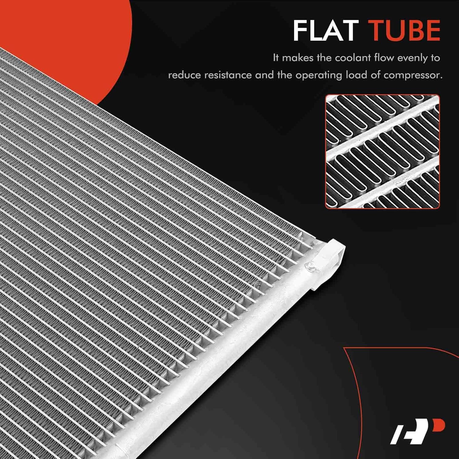 A-Premium A/C Condenser - Compatible with Buick LeSabre, Park Avenue & Oldsmobile 88, 98, LSS, Regency & Pontiac Bonneville, V6 3.8L, Replace# 52462563