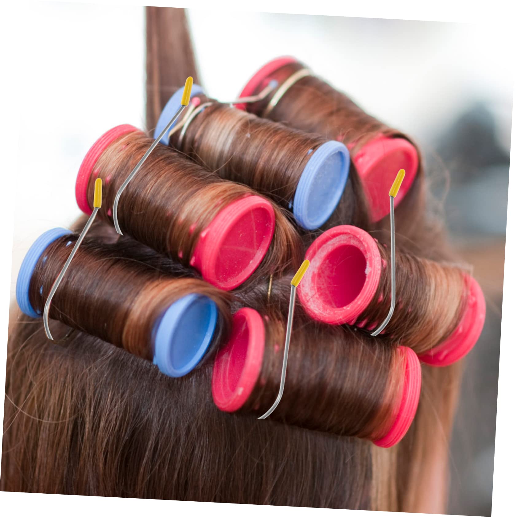 80stücke Hot Curler Clips Ersatzclips Für Elektrische Lockenwickler Förmige Halterung Hitzebeständig Für Zuhause Und Friseursalons