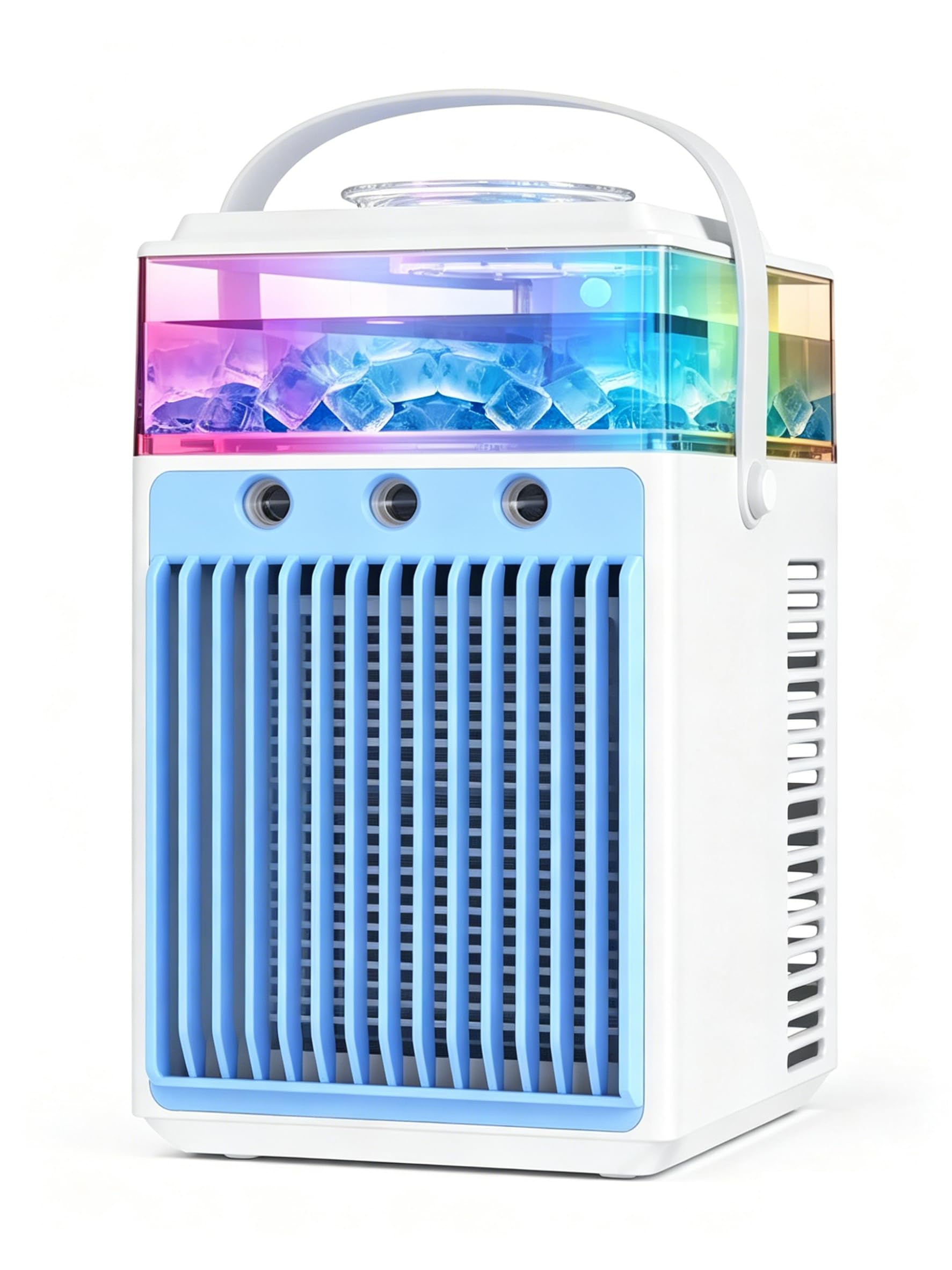 Tiptop Home White Usb Rechargeable Portable Evaporative Cooler