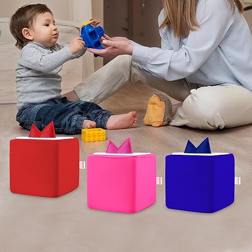 Miniatura 6 de Funda para Toniebox, con tapa para orejas Tonie, resistente a las manchas, color rojo