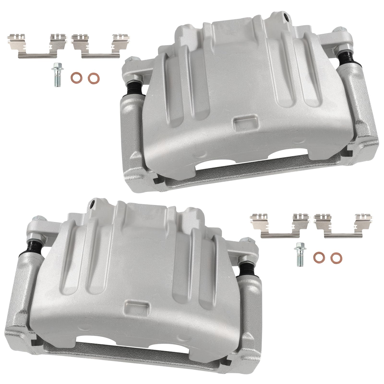 cciyu Front Left &amp; Right Brake Calipers With Bracket 18B5017A 18B5016A
