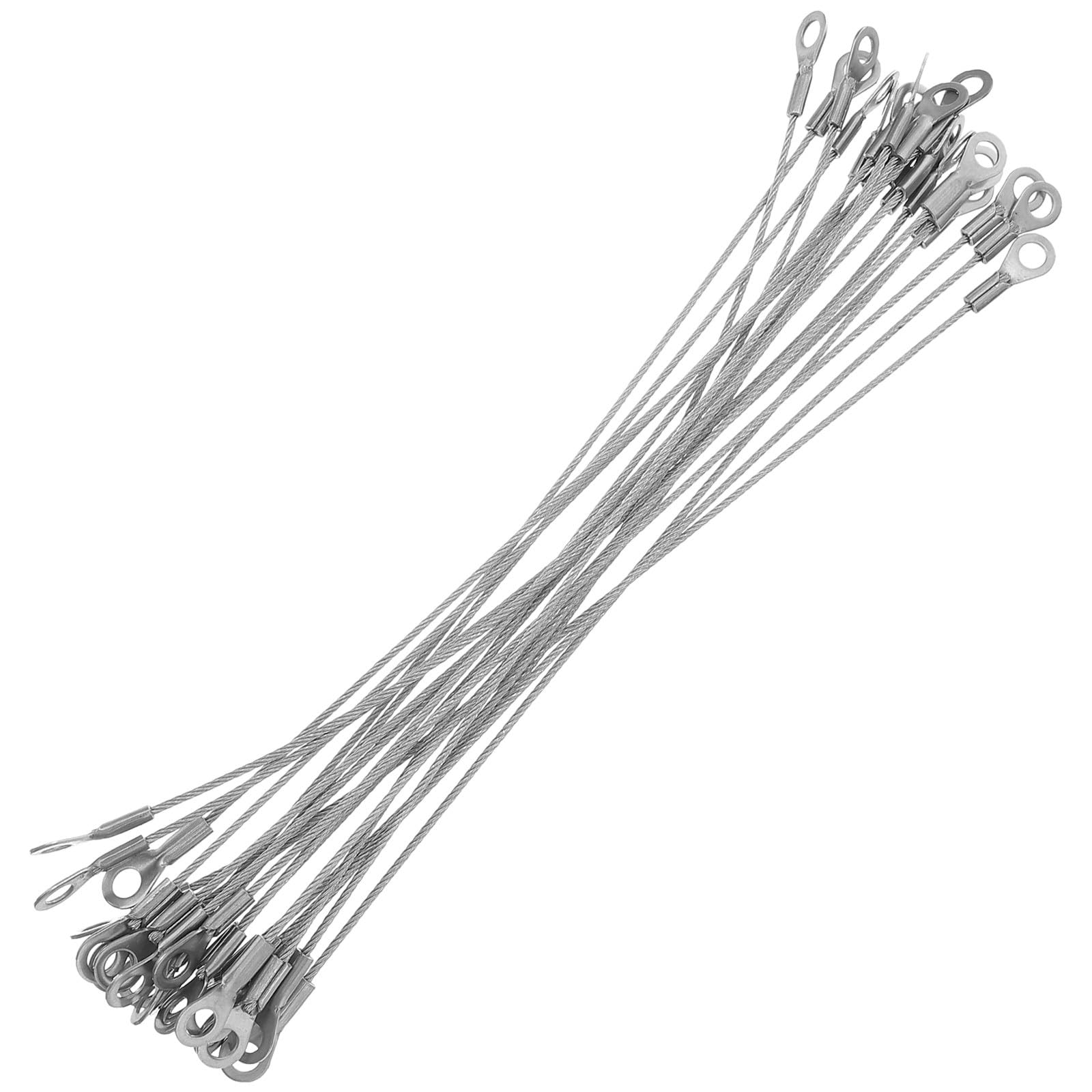 Cable de acero inoxidable resistente y duradero de 20 piezas para decoración de pared