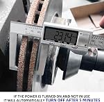 Disc Brake Rotor Micrometer Calipers,Metal Disc Brake Digital Micrometer Caliper Measuring Tool,LCD Inch Metric Fractional Unit Screen,0-150mm High Accuracy Measuring Tool-Inch/Metric Convers