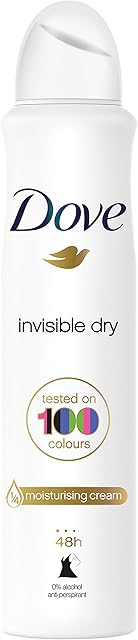 Dove Invisible Dry Compressed Strong Antiperspirant Aerosol Spray, Anti-Sweat Deodorant For Men And Women For A Cool, Fresh And Clean Fragrance 48 Hour Protection (250ml)