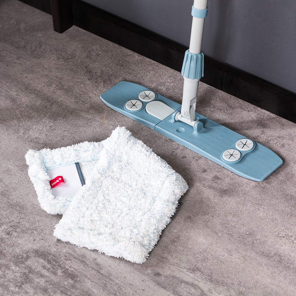York Prestige Płaski mop Magnetic firmy York zamiennik szaro-niebieski, standard
