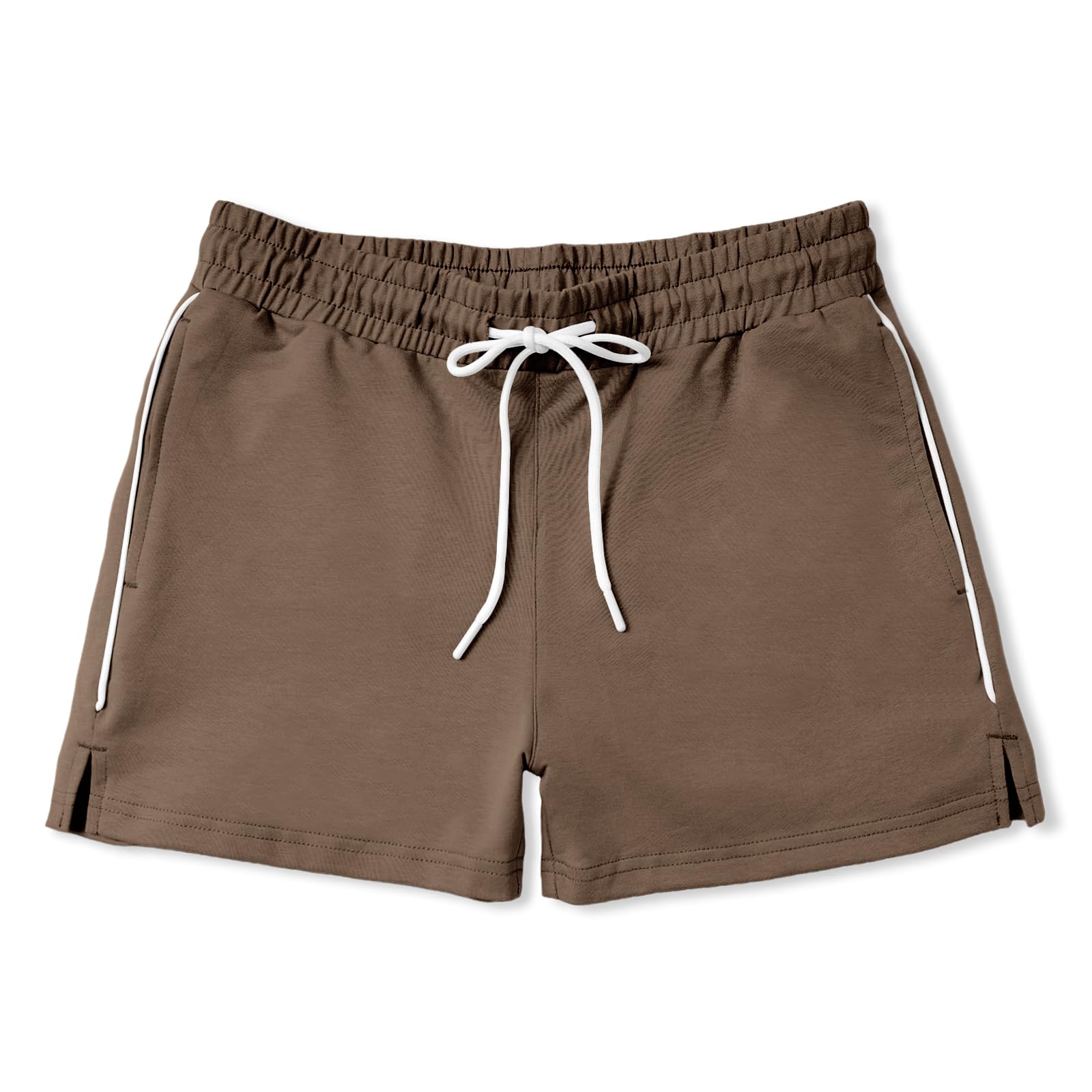 FIROTTII Mens Athletic Sweat Shorts 3 Inch Cotton Soft Casual with Pockets Gym Workout Running Short