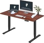 FLEXISPOT Pro 3 Stages Dual Motor Electric Standing Desk - 60x24 Inches Whole-Piece Height-Adjustable Sit-Stand Desk (White Frame & White Desktop)