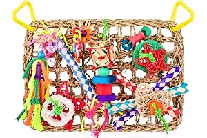 KATUMO Bird Toys for Cockatiels: A Colorful Hammock Paradise