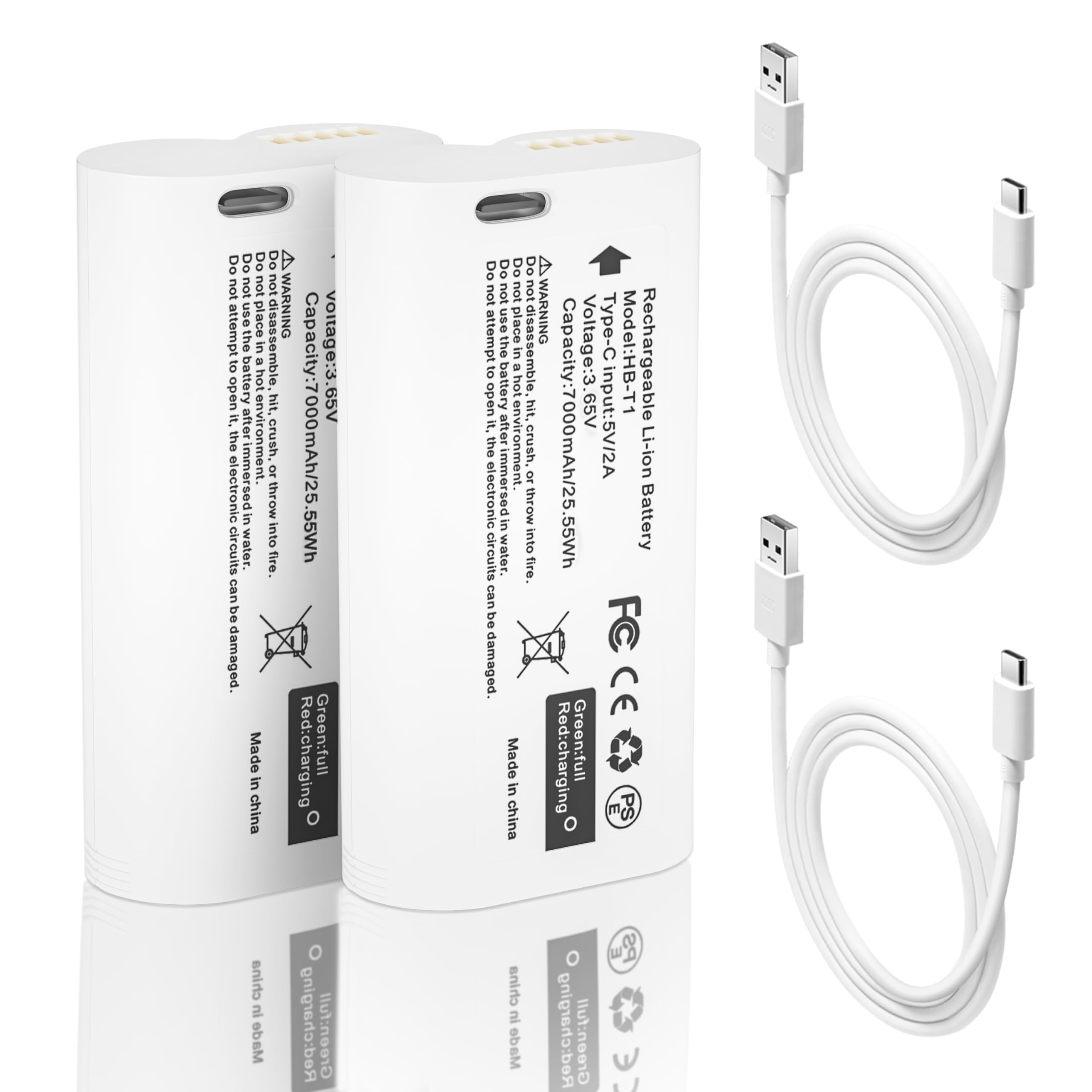 Amazon.com: DMMNS 2-Pack 7000mAh Rechargeable Batteries WBAT1