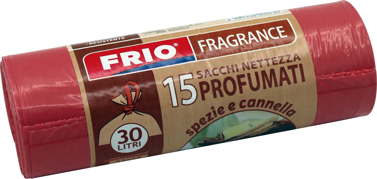 Pack de 15 Sacs Poubelle Parfumés 30L - FRIO Orange