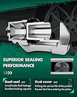 Vista 6 de SCITOO Pinza de freno trasera derecha con soporte 18B5003 compatible para Acura TL 2004-2008