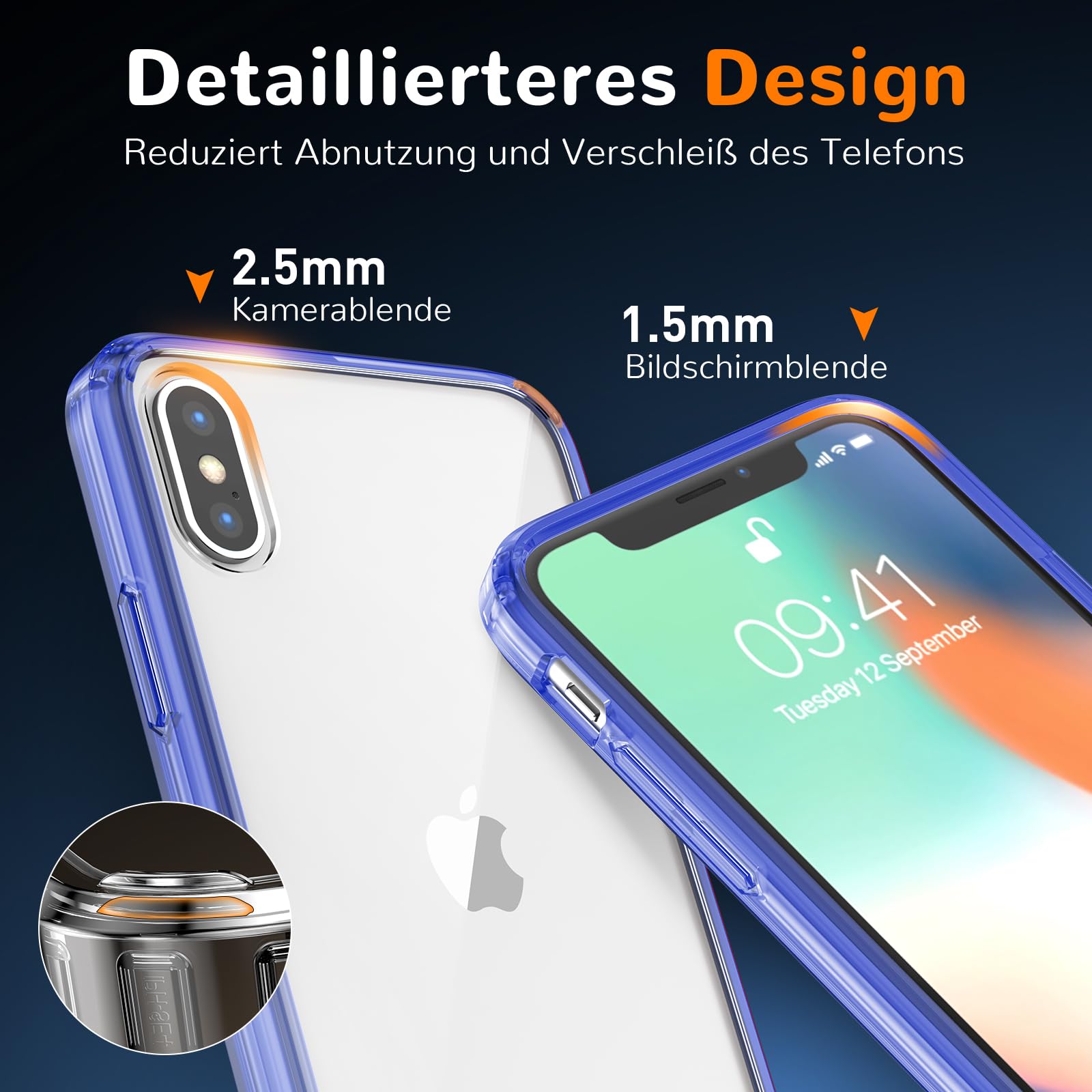 Clear Case for iPhone 15, Ultra Thin, Shockproof TPU Cover, Anti-Yellowing, Crystal Clear, Phone Case for Apple iPhone 15 - Clear — view 431