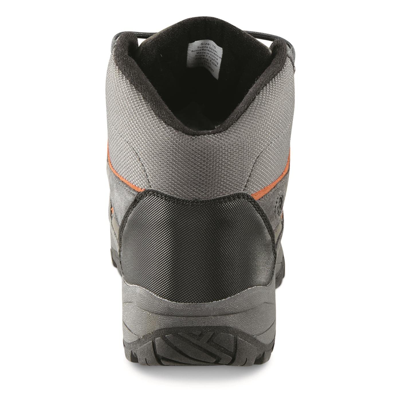 Northside Gresham Mid Wp - Tenis de Senderismo y Escalada para Hombre, Gris (Carbón/Anaranjado), 45 EU